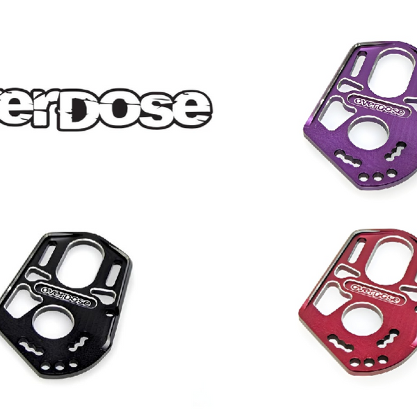 New from OVERDOSE: High Mount Motor Plates in Bold Shades for