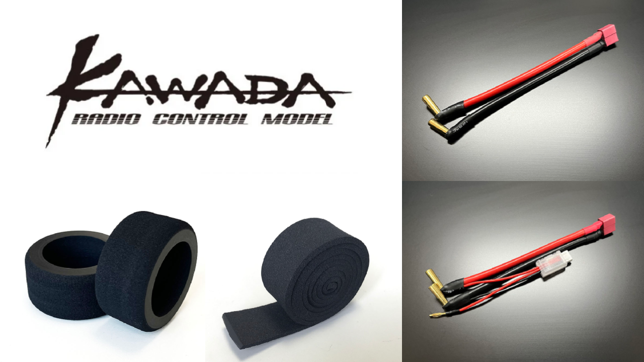 New Pre Order from Kawada: High-Quality Tires and Li-Po Connectors for Optimal Performance