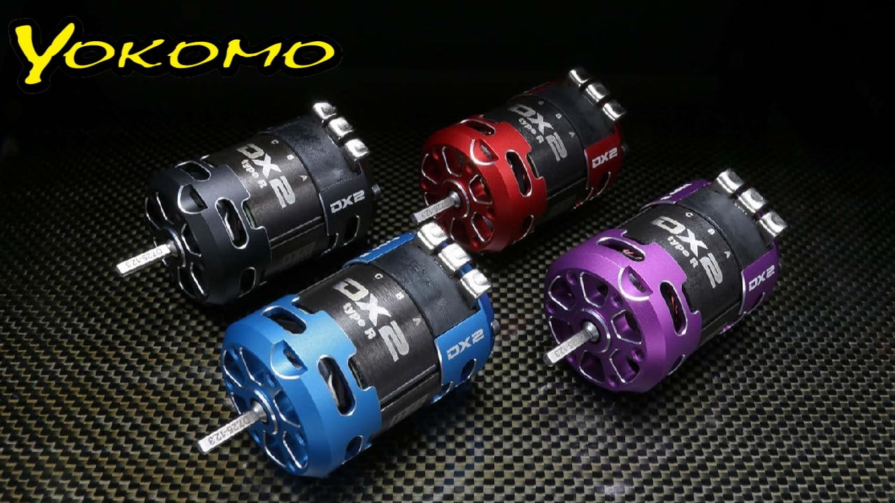 Speed Meets Control: New Yokomo’s DX2 Type-R Drift Motor Series Combines Power and Efficiency in Compact Form