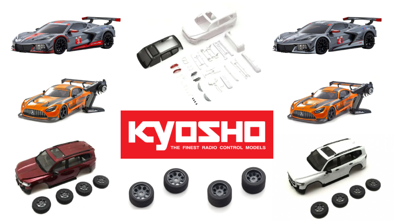 New Products in Stock: Kyosho RC Vehicles and Accessories Redefine the Hobby Scene