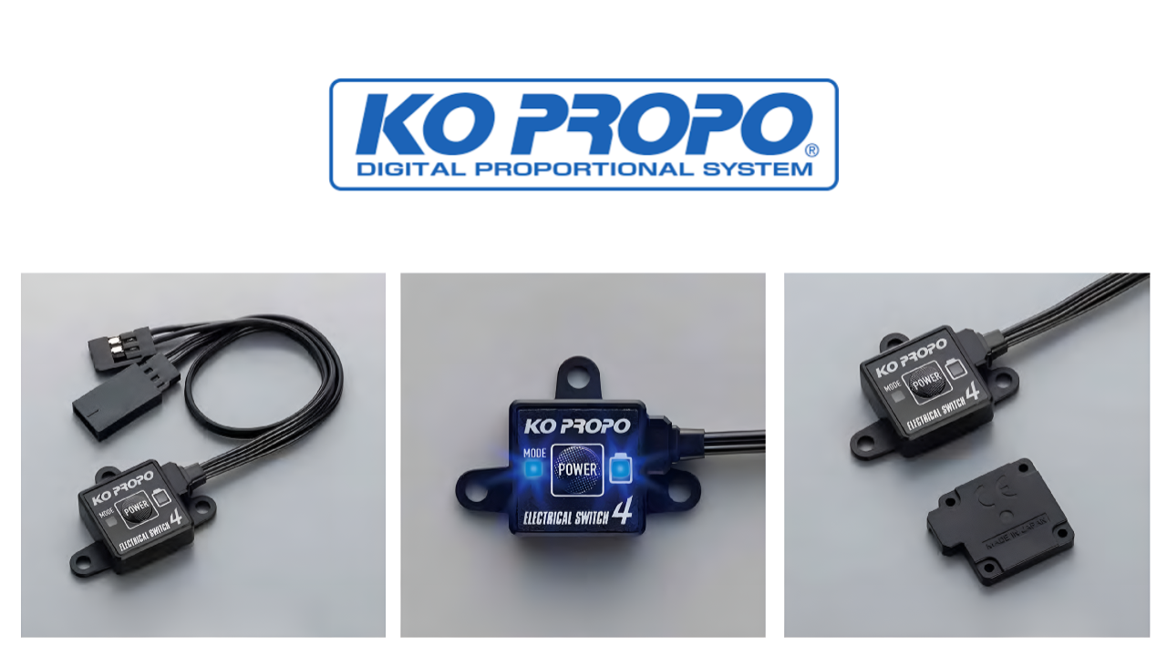 New Pre Order from Ko Propo: The 60231 Electrical Switch 4 for Reliable Control