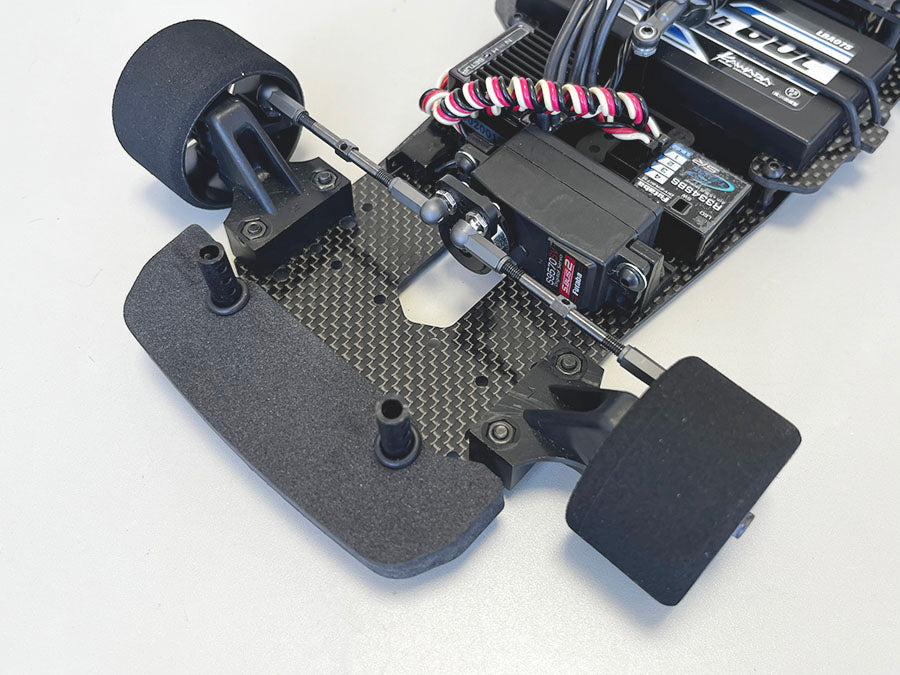 Kawada M336 M300SR US-SPEC Chassis Kit 1/12 Racing Car Universal US Wheels (Sponge Tires) - BanzaiHobby