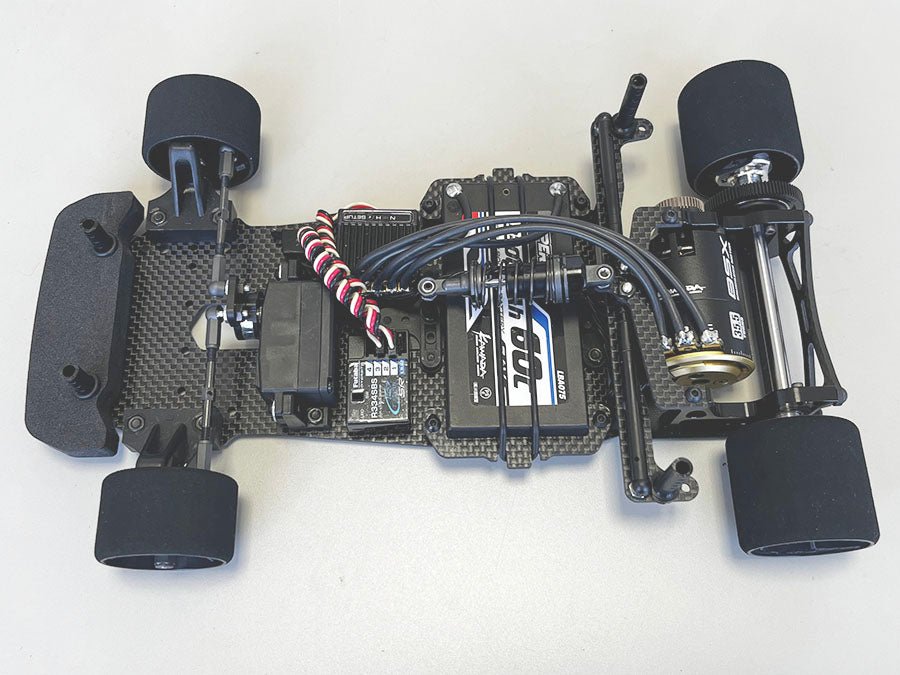 Kawada M336 M300SR US-SPEC Chassis Kit 1/12 Racing Car Universal US Wheels (Sponge Tires) - BanzaiHobby