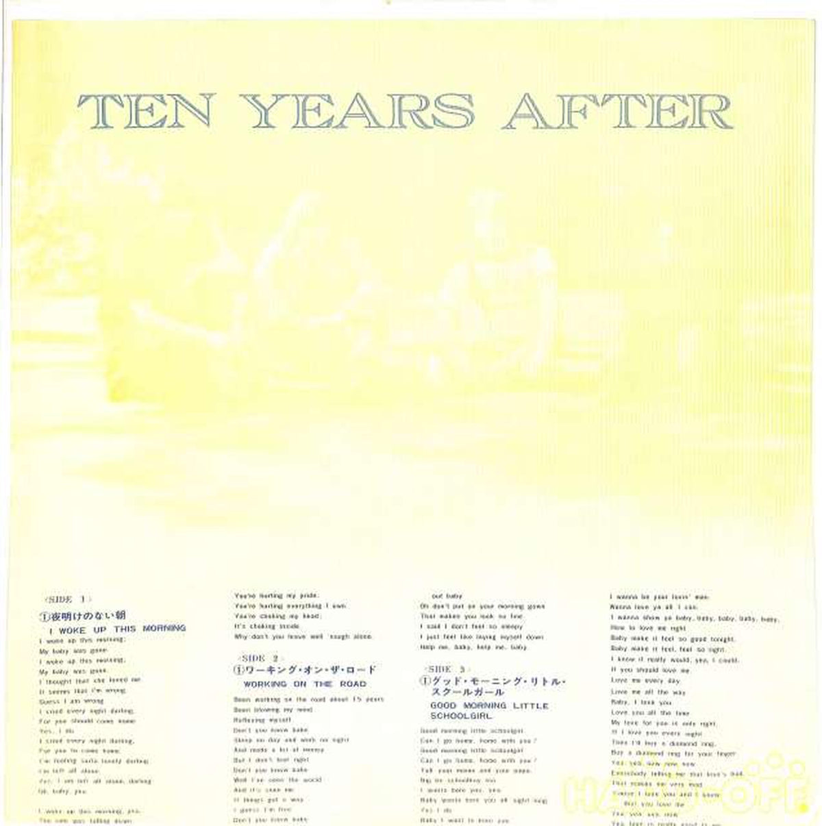 King Records (Dream) Ten Years After 'Double Deluxe' SL-169~70 2LP
