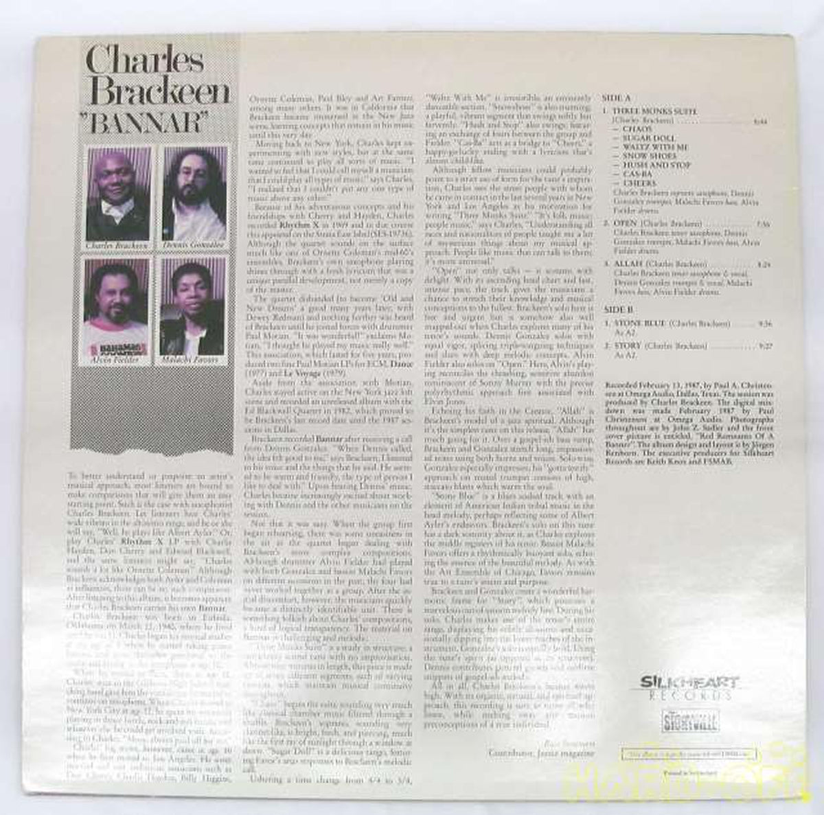 STORYVILLE Western Music CHARLES BRACKEEN / BANNAR