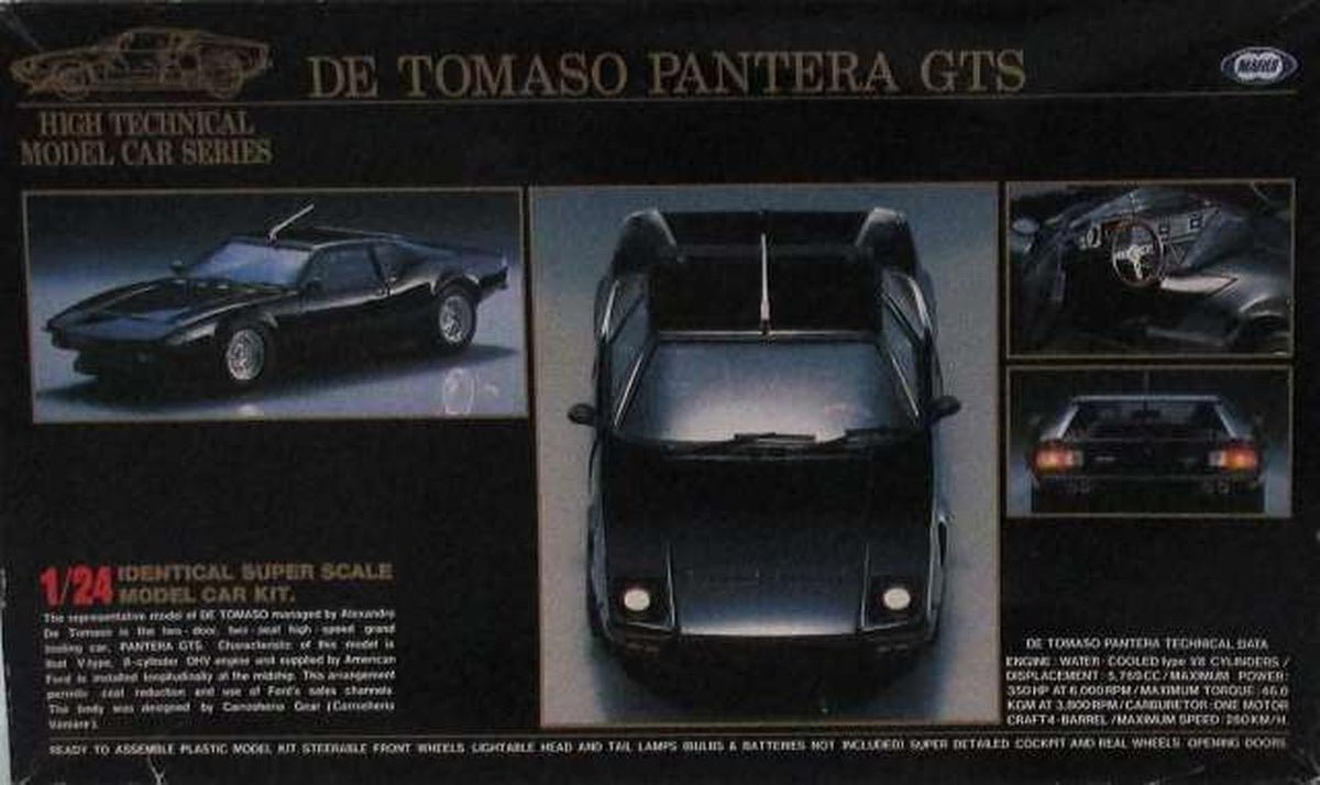 MARUI 1/24 De Tomaso Pantera GTS Motorized Kit [MT86-HT5] - Banzai Thrifting | BanzaiHobby
