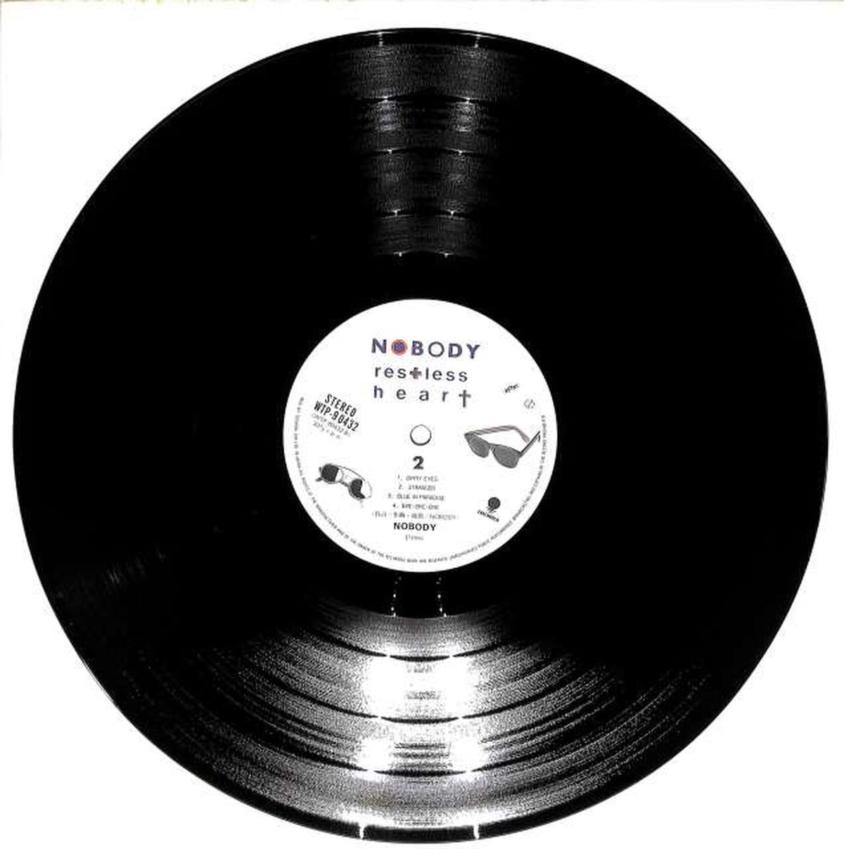 Toshiba EMI Nobody 'Restless Heart' WTP-90432