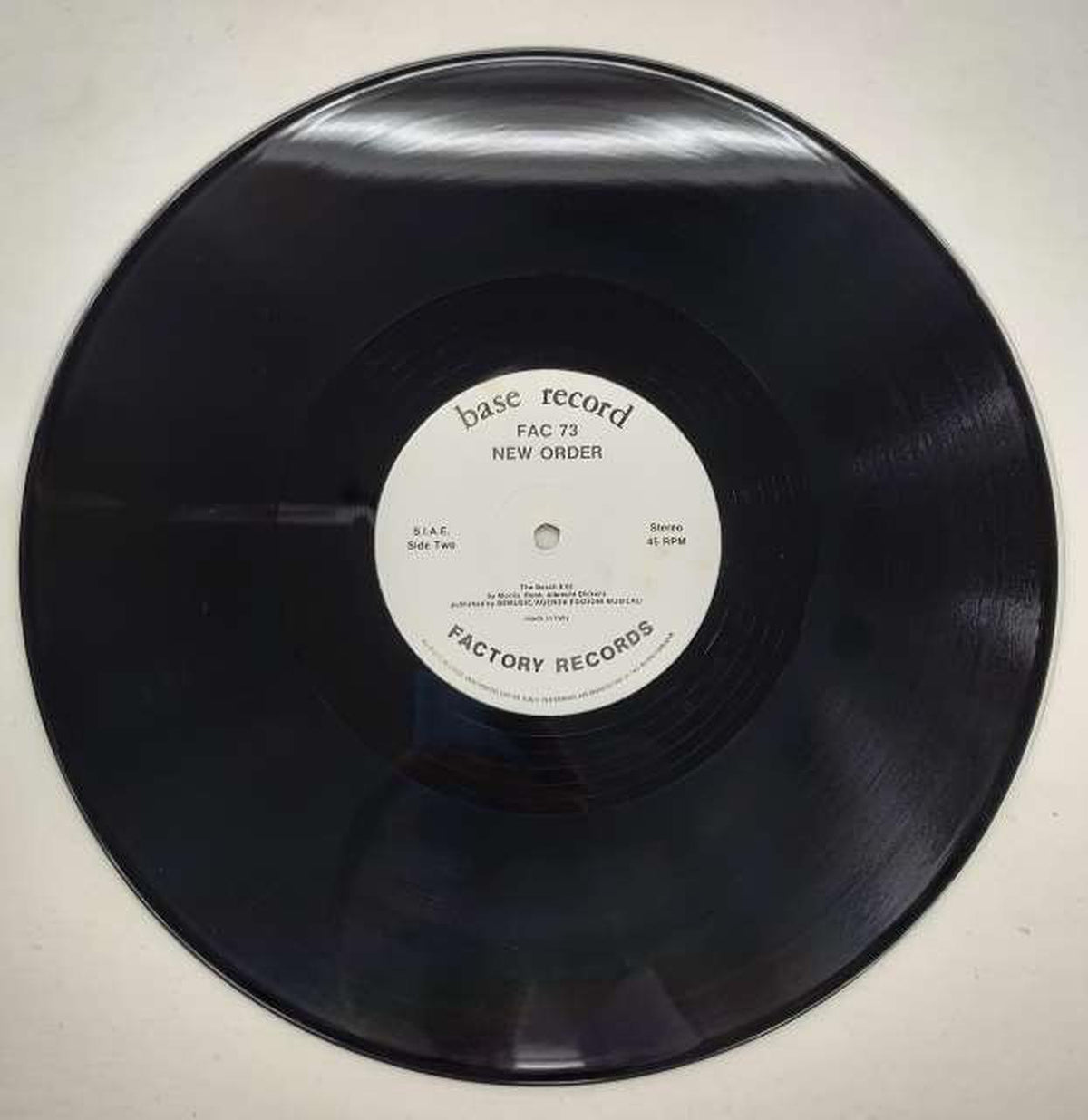 FACTORY RECORDS NEW ORDER / BLUE MONDAY FAC73