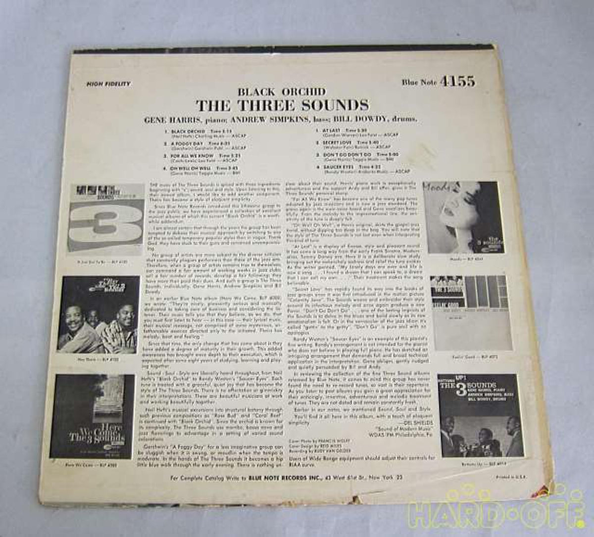 Blue Note JAZZ/fusion BLP 4155