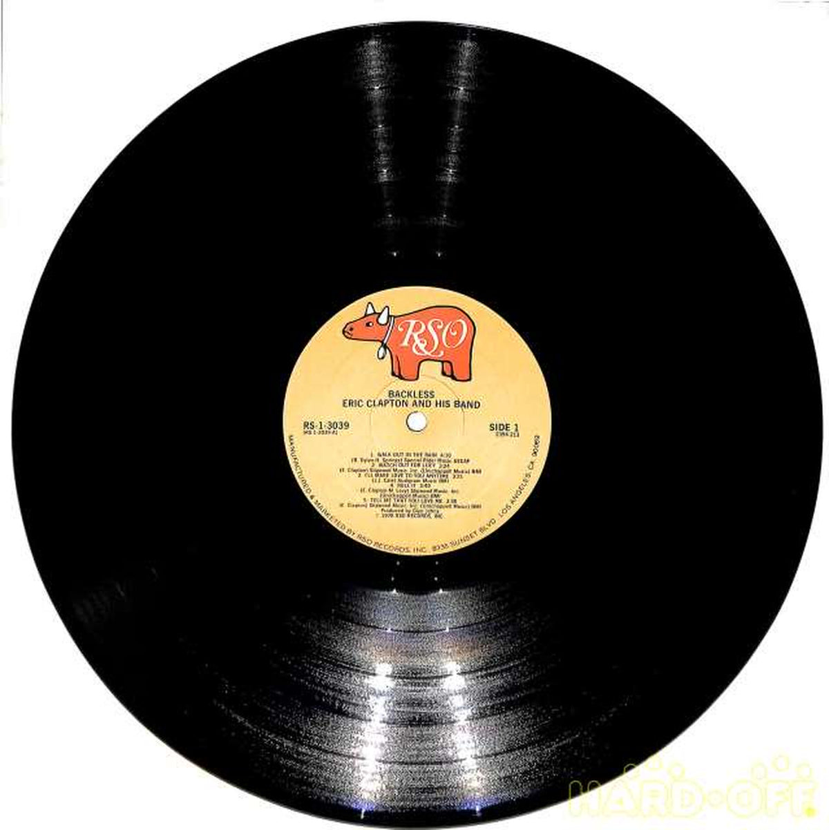 RSO (Input in USD) Eric Clapton "Backless" RS-1-3039