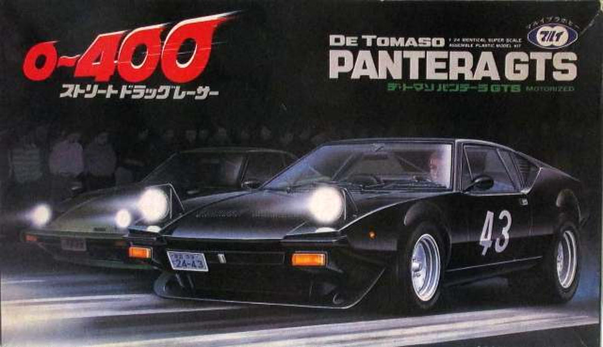 MARUI 1/24 De Tomaso Pantera Motorized Kit [MT-82-ZR1] - Banzai Thrifting | BanzaiHobby