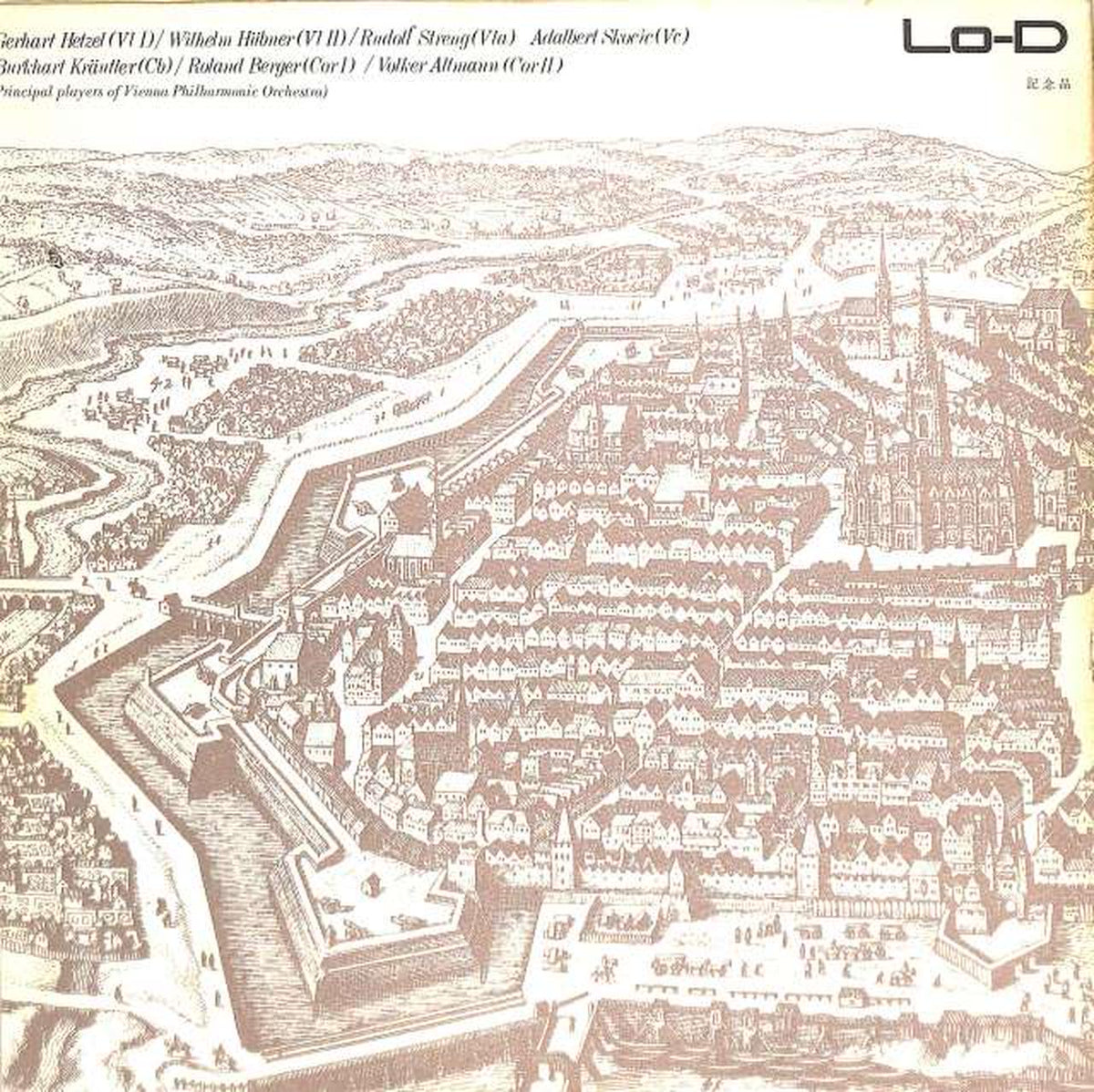 Hitachi (LO-D) Vienna Chamber Ensemble Mozart Joyous Song No. 17 and others HCR-7301