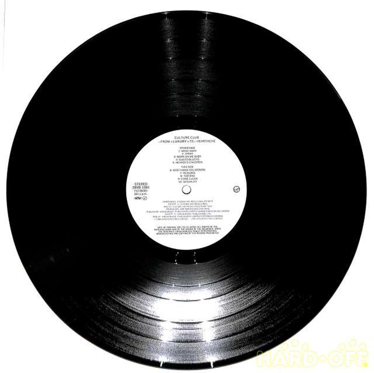 Toshiba EMI (Virgin) Culture Club 'Luxury to Heartache' 28VB-1018