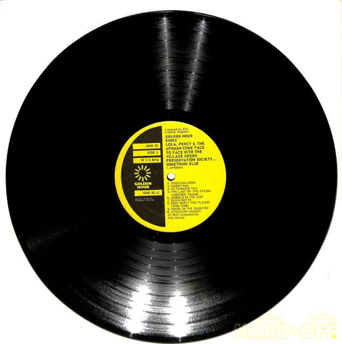 Golden hour Kinks "LOLA, PERCY AND APEMAN..." GHD 50 (exported to USA) 2LP