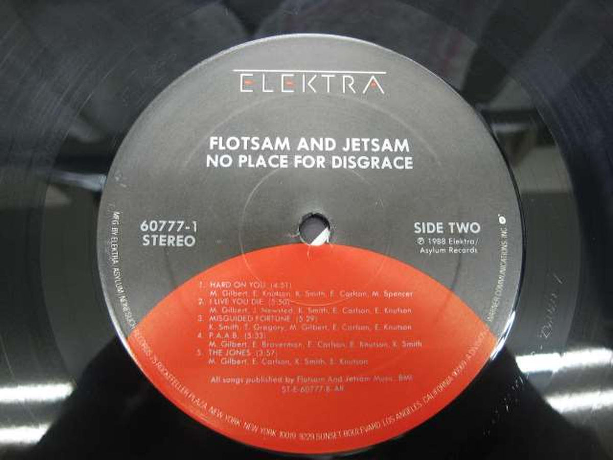 ELEKTRA RECORDS FLOTSAM AND JETSAM / NO PLACE FLOTSAM AND JETSAM / NO PLACE