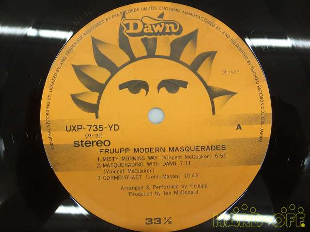 DAWN RECORDS Fruupp/Modern Masquerades UXP-735-YD/Fruupp/Tosei Masquerades Ball