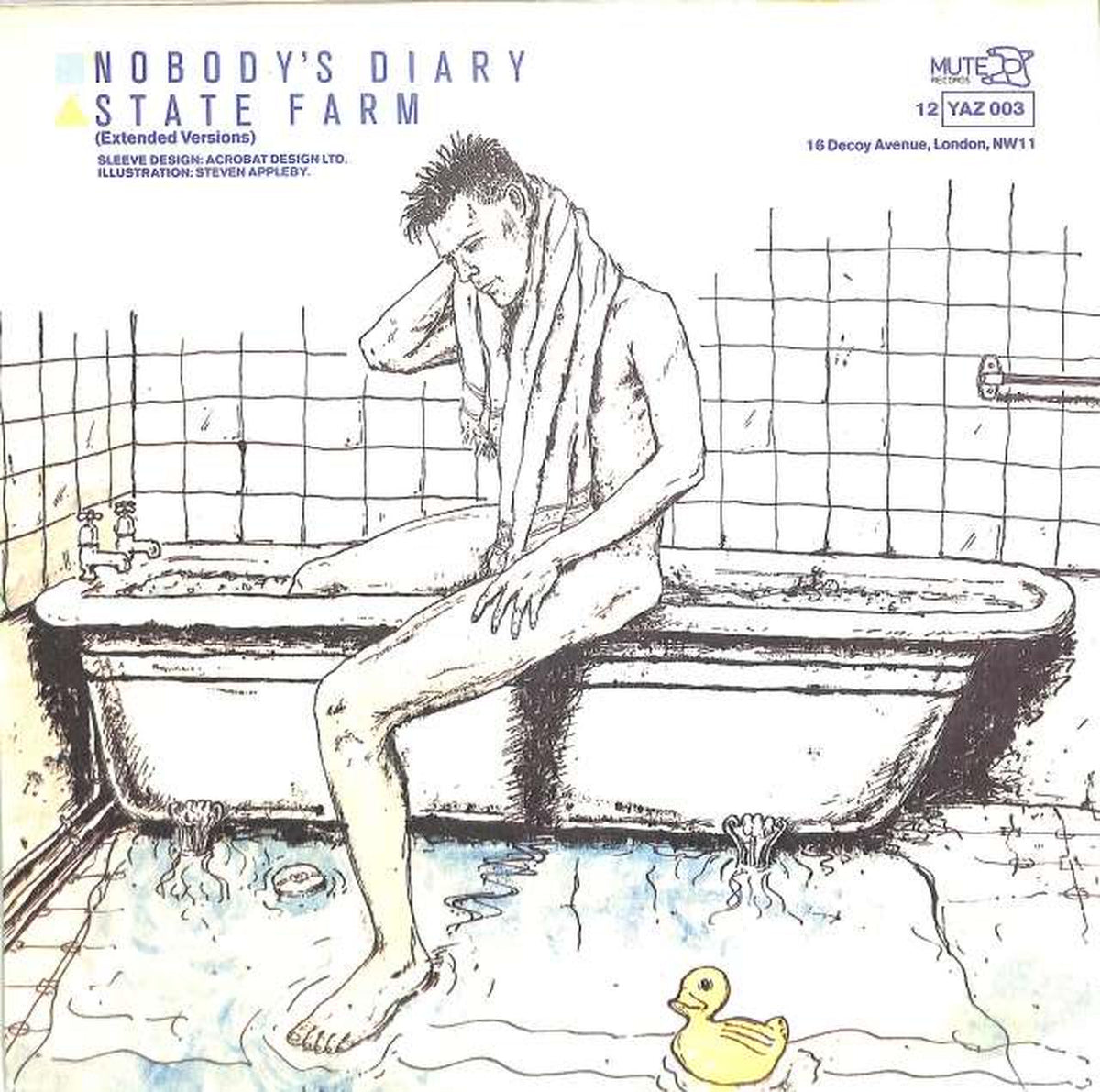MUTE Yazu "NOBOD'S DIARY STATE FARM" YAZ003