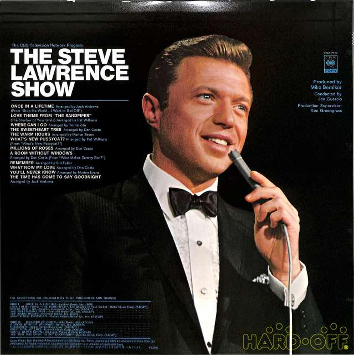 CBS Sony Steve Lawrence "The Steve Lawrence Show" 22AP2727