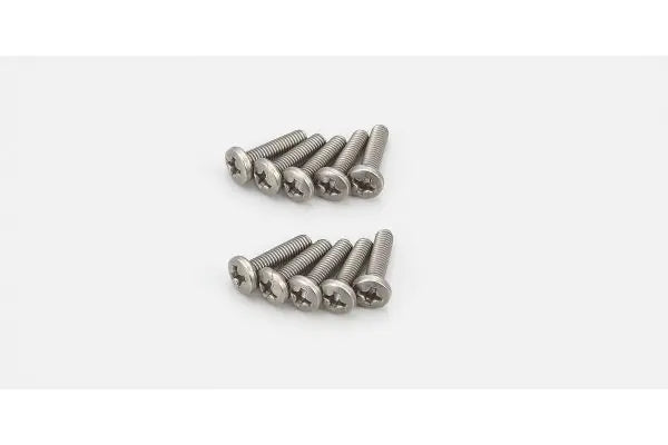 Kyosho 1-S03012T Bind Screw(M3x12/10pcs) - BanzaiHobby