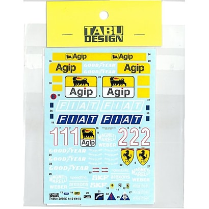 Tabu Design 12056C 1/12 Ferrari 641/2 Full