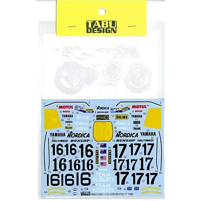 Tabu Design 12061 1/12 YZR500 #16/17 - BanzaiHobby