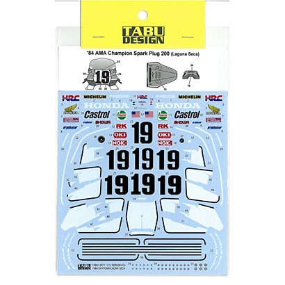 Tabu Design 12071 1/12 NSR500 #19 Option - BanzaiHobby