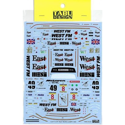 Tabu Design 24036 1/24 McLaren F1 "WEST" - BanzaiHobby