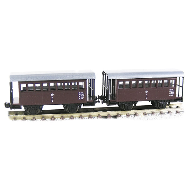 TGW 14090 Wooden 2-axle passenger car Miyazaki Kotsu Co., Ltd. Railway Department Fuha 4.5 (late model, steel plate specification) 2-car set