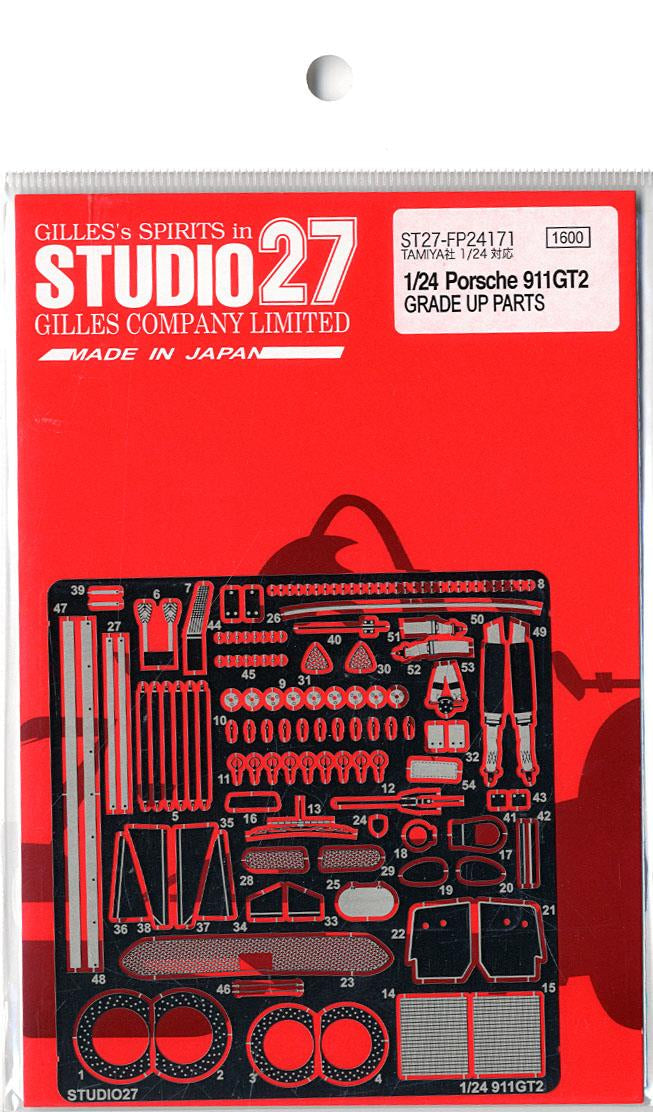 Studio27 FP24171 1/24 Porsche 911 GT2 Detail Parts (for Tamiya) - BanzaiHobby