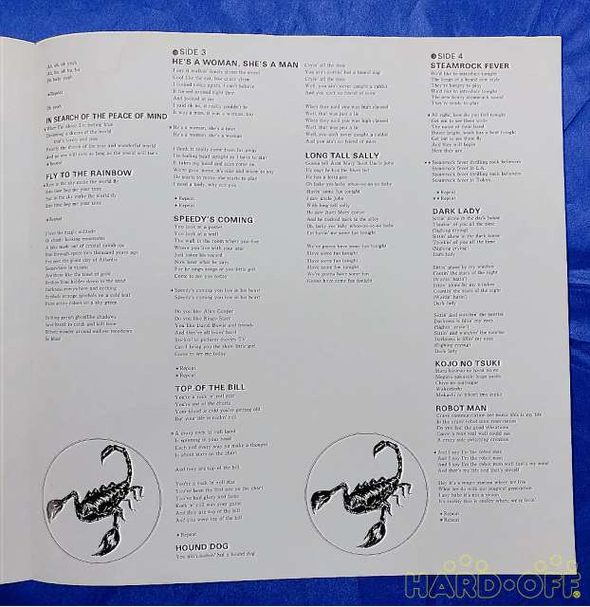 RVC Scorpions: Scorpion Explosion!! TOKYO TAPES RCA-9147～48