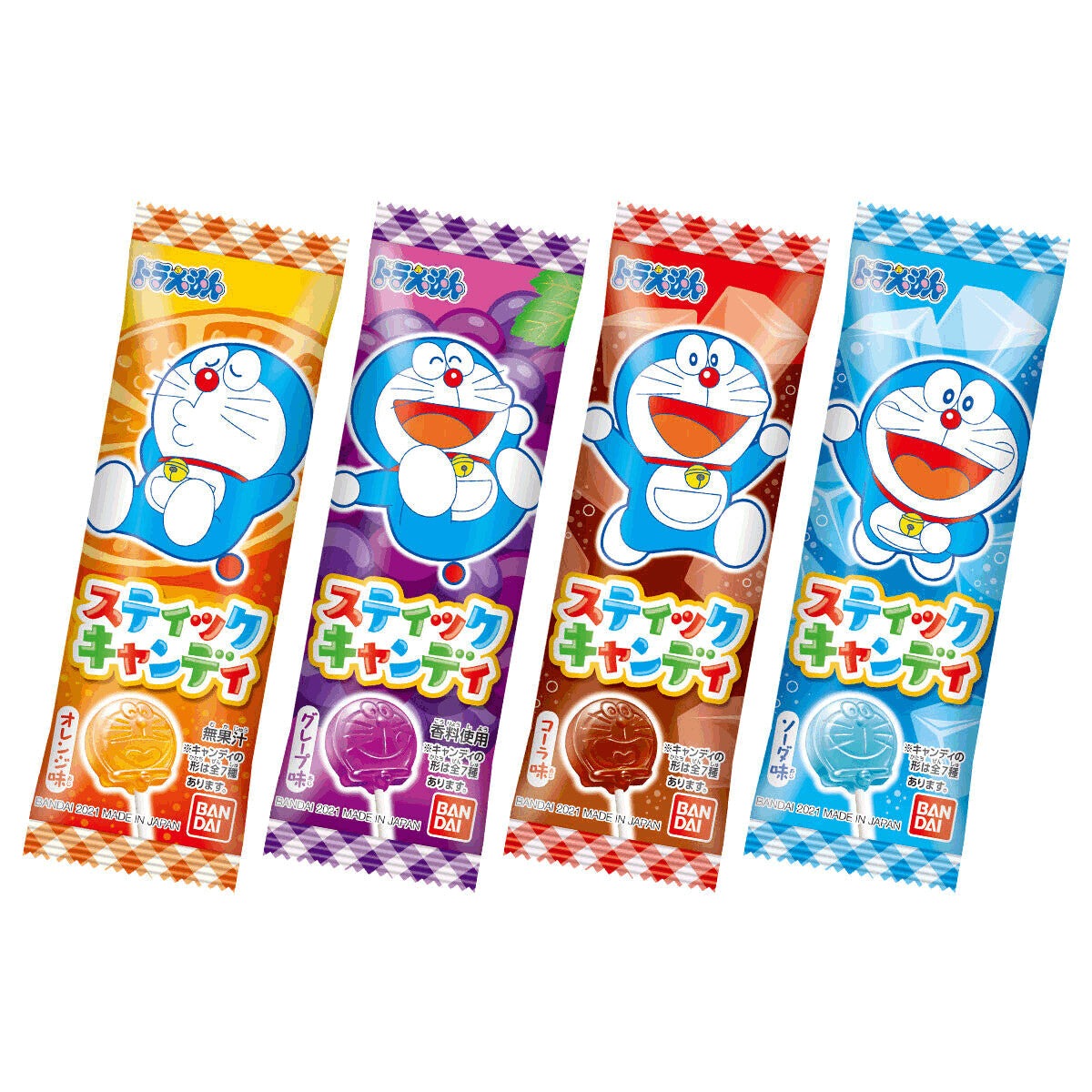 Bandai Doraemon Stick Candy, 1 box (25 pcs)