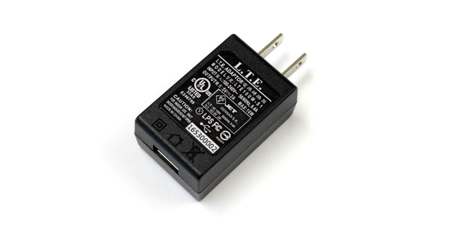 Kyosho 72202B USB 5V-2.0A AC Adaptor 100-240V/10W - BanzaiHobby