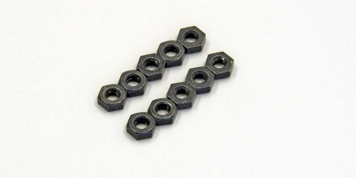 Kyosho 1-N2620 Nut(M2.6x2.0/10pcs) - BanzaiHobby