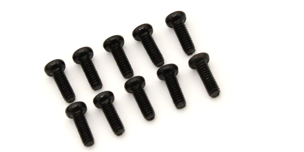 Kyosho 1-S02008TP TP Bind Screw (M2.0x8/10pcs) - BanzaiHobby