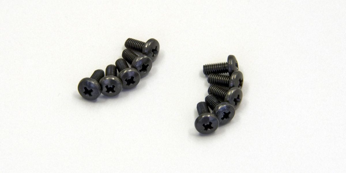 Kyosho 1-S02606 Bind Screw(M2.6x6/10pcs) - BanzaiHobby