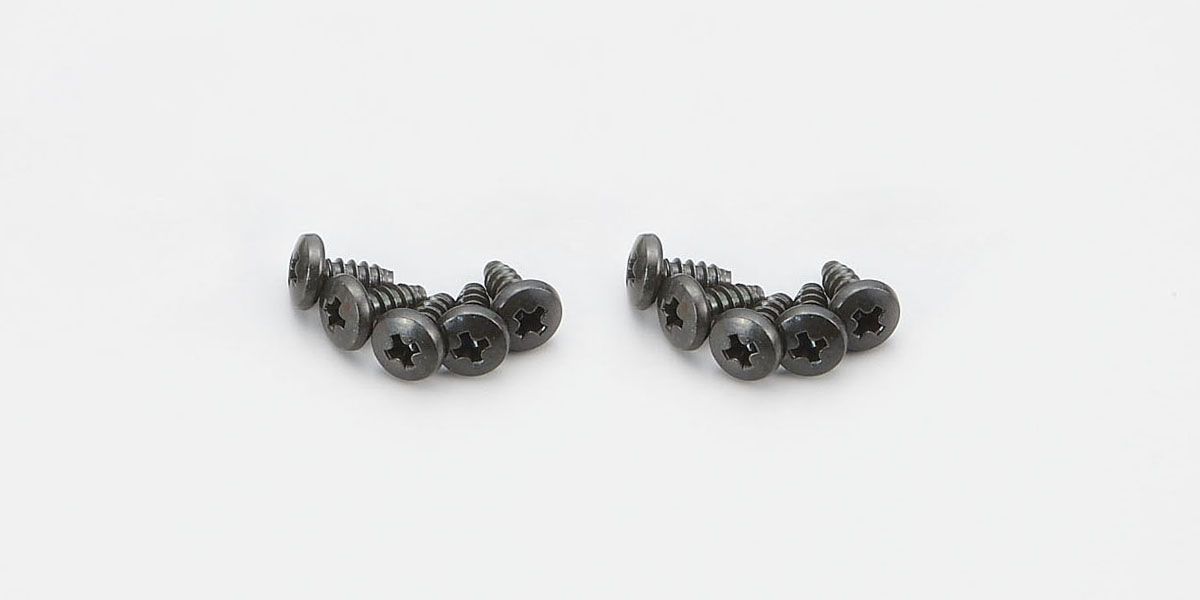 Kyosho 1-S02606TP TP Bind Screw(M2.6x6/10pcs) - BanzaiHobby