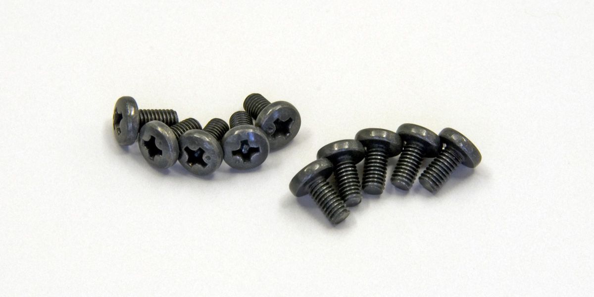 Kyosho 1-S03006 Bind Screw(M3x6/10pcs) - BanzaiHobby