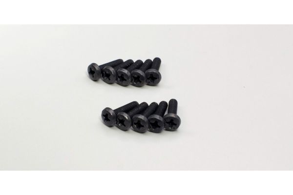 Kyosho 1-S03012 Bind Screw(M3x12/10pcs) - BanzaiHobby