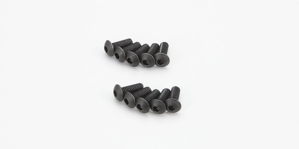 Kyosho 1-S13008H Button Screw(Hex/M3x8/10pcs) - BanzaiHobby