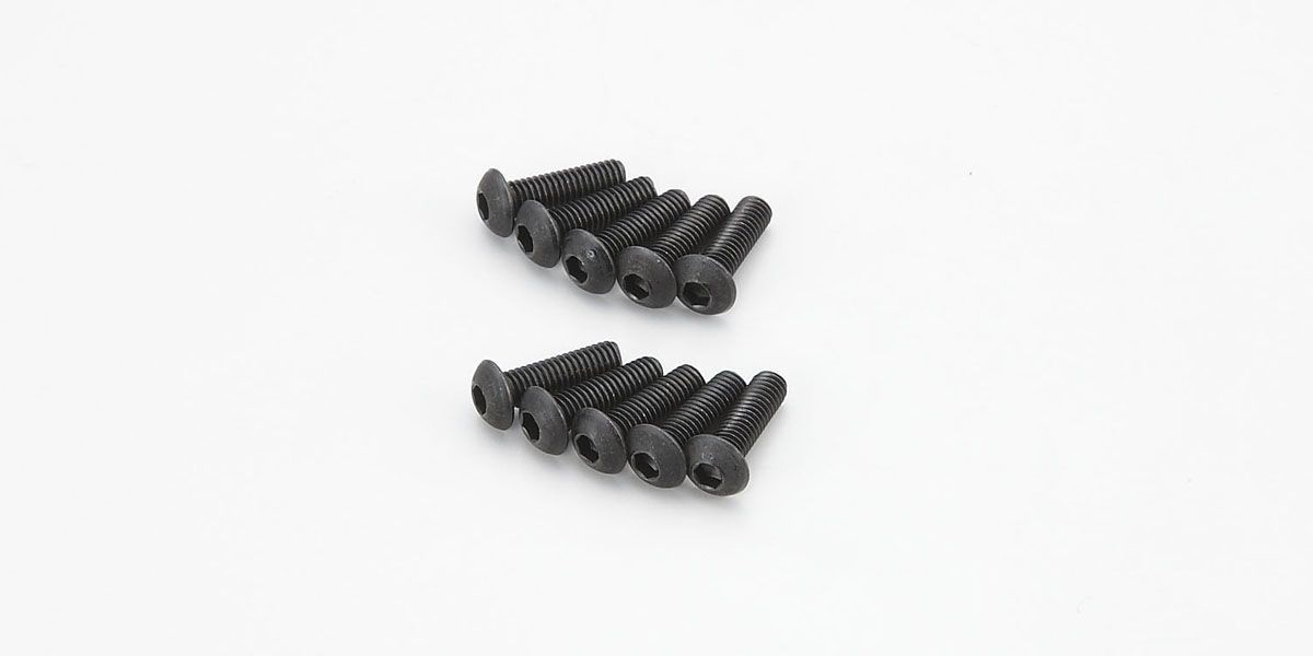 Kyosho 1-S13010H Button Screw(Hex/M3x10/10pcs) - BanzaiHobby