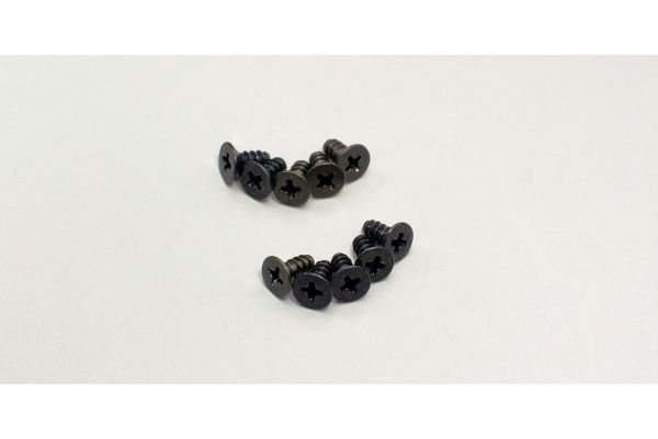 Kyosho 1-S32606TP TP Flat Head Screw(M2.6x6/10pcs) - BanzaiHobby