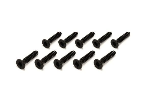 Kyosho 1-S32612TPH TP Flat Head Screw(Hex/M2.6x12/10pcs) - BanzaiHobby