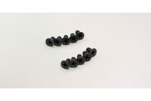 Kyosho 1-S33006 Flat Head Screw(M3x6/10pcs) - BanzaiHobby