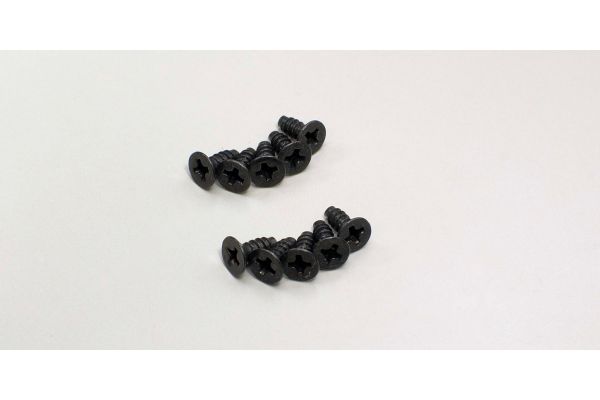 Kyosho 1-S33008TP TP Flat Head Screw(M3x8/10pcs) - BanzaiHobby