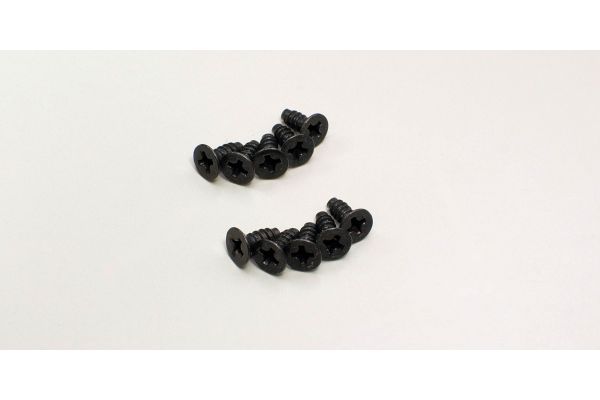 Kyosho 1-S33010TP TP Flat Head Screw(M3x10/10pcs) - BanzaiHobby