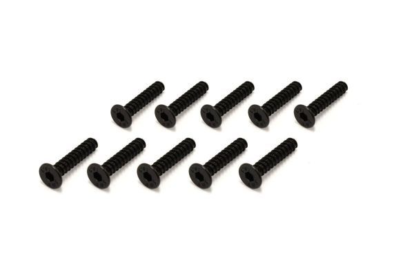 Kyosho 1-S33015TPH TP Flat Head Screw(Hex/M3x15/10pcs) - BanzaiHobby