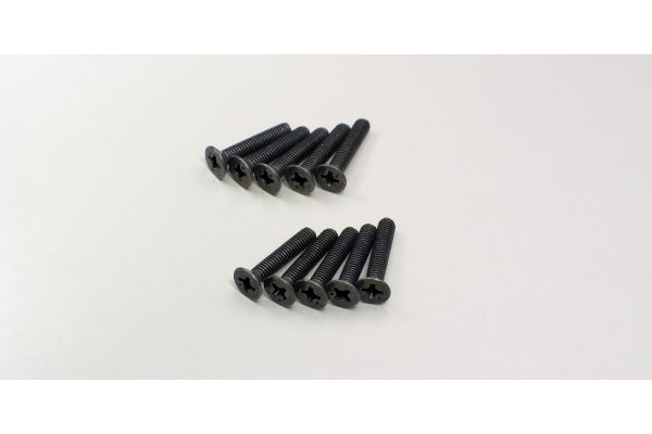 Kyosho 1-S33016 Flat Head Screw(M3x16/10pcs) - BanzaiHobby