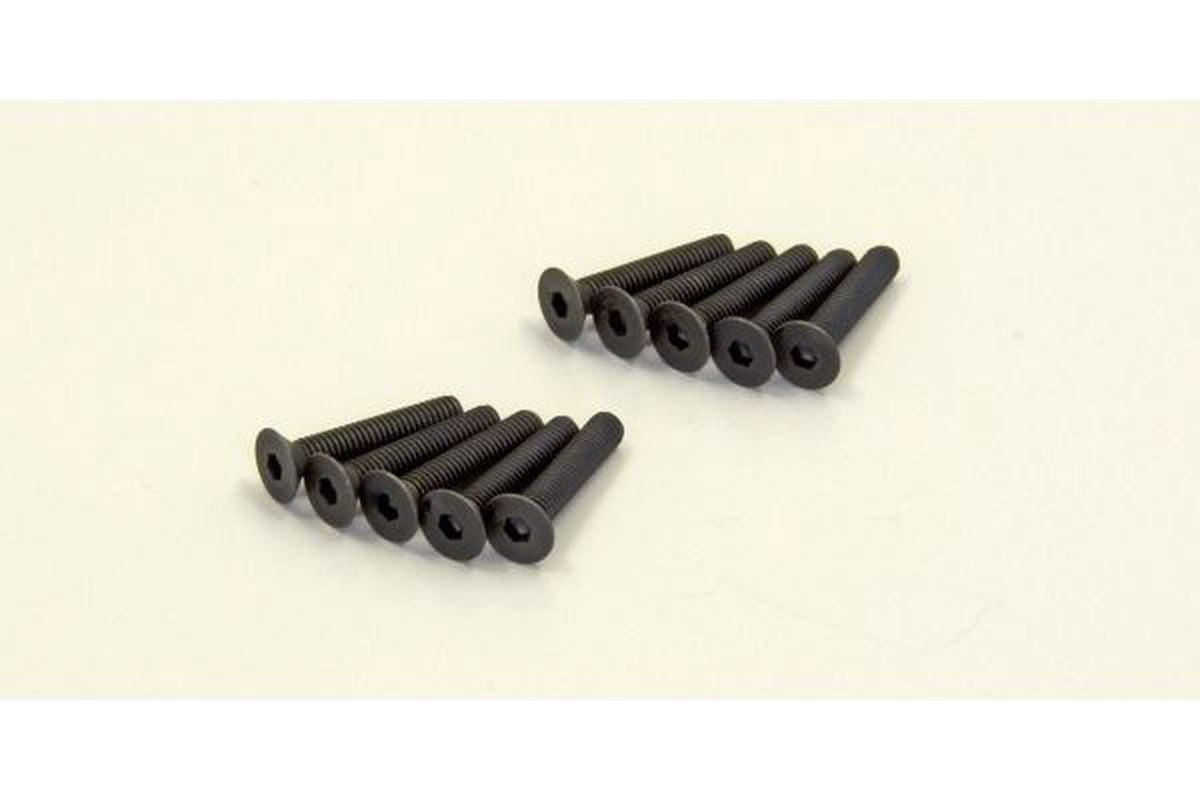 Kyosho 1-S33016H Flat Head Screw(M3x16)(Hex/10pcs) - BanzaiHobby