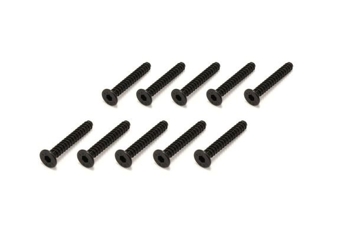 Kyosho 1-S33020TPH TP Flat Head Screw(Hex/M3x20/10pcs) - BanzaiHobby