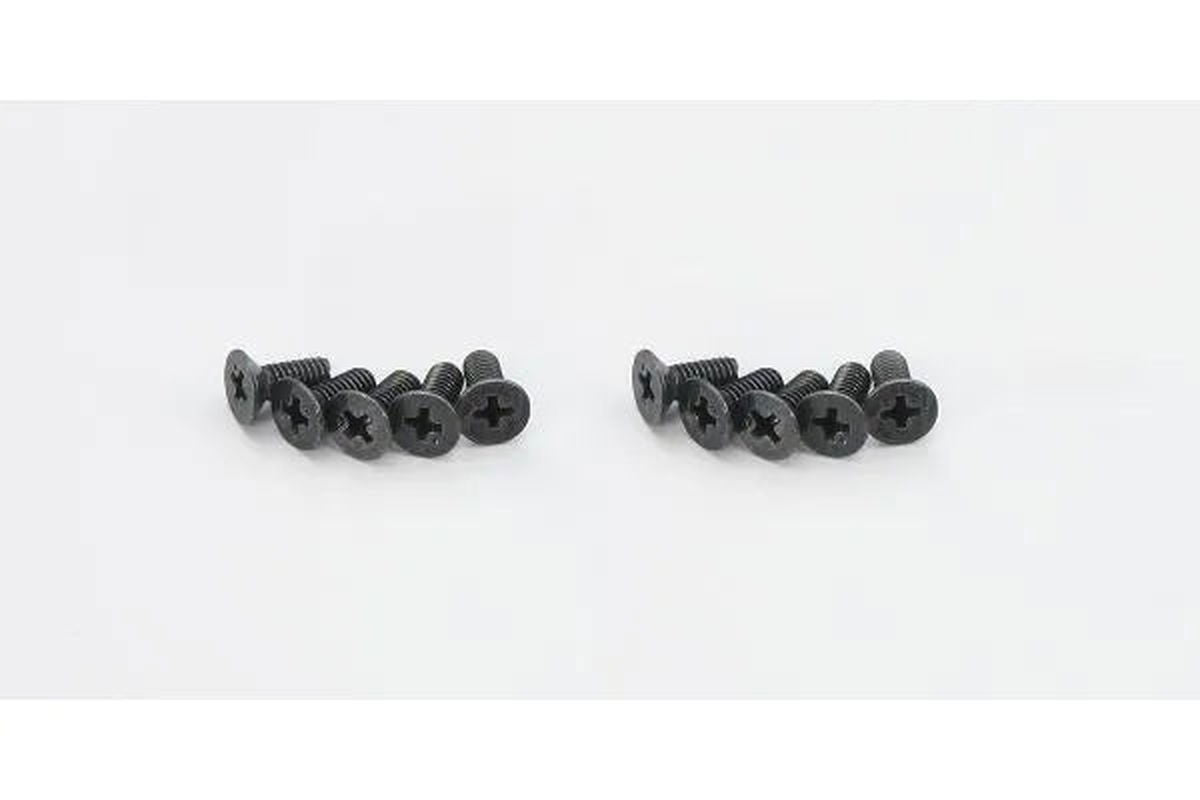 Kyosho 1-S34010 Flat Head Screw(M4x10/10pcs) - BanzaiHobby